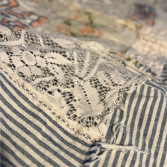 Kimchi Blue (Urban Outfitters) Patchwork Button-Up Shirt - Picture 8 of 9